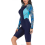 Costume intero anti-rash donna blu navy 2935M con cerniera frontale 4