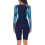 Costume intero anti-rash donna blu navy 2935M con cerniera frontale 3