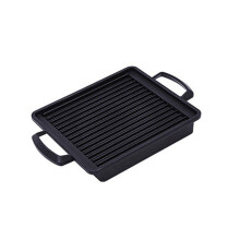 Portable Barbecue Grill Pans NonStick Rectangular Grill-M 1