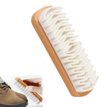 Suede and Nubuck Shoe Cleaning Brush with Eraser, Soft TPR Crepe for Leather Sneakers, Bags, Clothes (1pc)