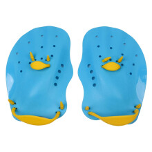 Swimming Training Paddles, 1 Pair of Swimming Hand Paddles, Flat Paddles, Swimming Hand Fin, Blue, S