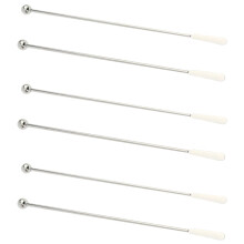 6 pieces reusable cocktail stirring sticks for tea and milk drinks
