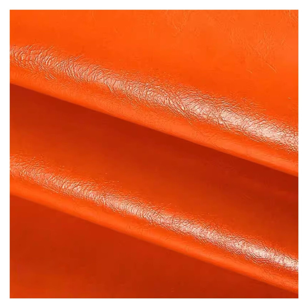 Leather Patch Self Adhesive Pu Vinyl For Sofa, Car Seat, Office Chair, Orange/Red 9119770426987
