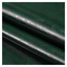 Leather Patch Self Adhesive Vinyl Fabric for Couch, Chair, Car Seat, Blackish Green