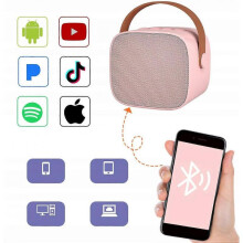 Bluetooth Speaker Portable Karaoke with 2 Micro with Voice Change Effects