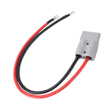 175A Connector with 6AWG Cable and M8 Ring Terminals for Forklift, Cart, Trailer, Racing Car Charging