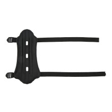 Protetor de braço ajustável para arco e flecha, protetor de antebraço em couro com 3 tiras ajustáveis, leve e confortável, acessório para arco