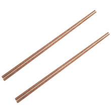 2 Pairs Cooking Chopsticks Long Japanese Chinese Cooking Sticks Wood Long Chopsticks Reusable Chopsticks Wooden Long Chopsticks Wood Light Brown