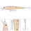 Δόλωμα Ψαρέματος Topwater Trout Attack Plug Lure Micro Popper Surface Action με ρεαλιστικό σχεδιασμό για 6