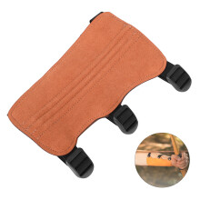 Protetor de braço essencial para tiro com arco ao ar livre, com design de ajuste rápido para proteção confiável do antebraço.