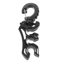 Scuba Diving Clip Snorkel Keeper Tube Diving Clip Snorkeling Accessories Diving Hose Clip 581 Black