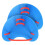 Swimming Hand Paddle, Pack of 2 with Adjustable Straps, Blue 1