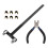 Σετ πένσας Nock Pliers σε σχήμα Τ, τετράγωνο χάρακα βέλους για αξεσουάρ τόξου Recurve, 3