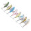 Δολώματα ψαρέματος Minnow Popper, ρεαλιστικό Swimbait με αγκίστρια από ανοξείδωτο ατσάλι 7