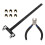 Σετ πένσας Nock Pliers σε σχήμα Τ, τετράγωνο χάρακα βέλους για αξεσουάρ τόξου Recurve, 6