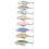 Δολώματα ψαρέματος Minnow Popper, ρεαλιστικό Swimbait με αγκίστρια από ανοξείδωτο ατσάλι 5