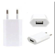 Lot de 3 chargeurs 5V/1A compatibles iPhone/Samsung Blanc