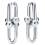 SilverStyle 2 Orecchini Eleganti a Ferro di Cavallo, Gioielli Versatili per Stile 1