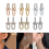 Boucles d'oreilles fer à cheval élégantes SilverStyle 1, bijou polyvalent 2