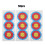 Χαρτί Στόχου Τοξοβολίας Recurve 40x60cm Υψηλής Ποιότητας Αδιάβροχο Ισχυρό Ανθεκτικό 1
