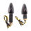 Black  yellowUniversal 12V Motorcycle Turn Signal Indicator Light Front Back Flashing Halogen Light Blinker Flas 4