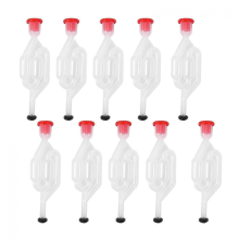 10Pcs Wine Beer Fermentation Check Valve Water Seal Airlock Home Winemaking Exhaust Valve Fermenter