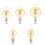 ST64Μικρή κίτρινη λάμπα LED, εξαιρετικά ζεστή 2300K, με δυνατότητα ρύθμισης φωτισμού 2