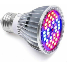 Lâmpada LED de Espectro Total Glowing Garden Companion, 30W, 40 LEDs para Cultivo de Plantas em Estufas e Sistemas Hidropônicos (E27)
