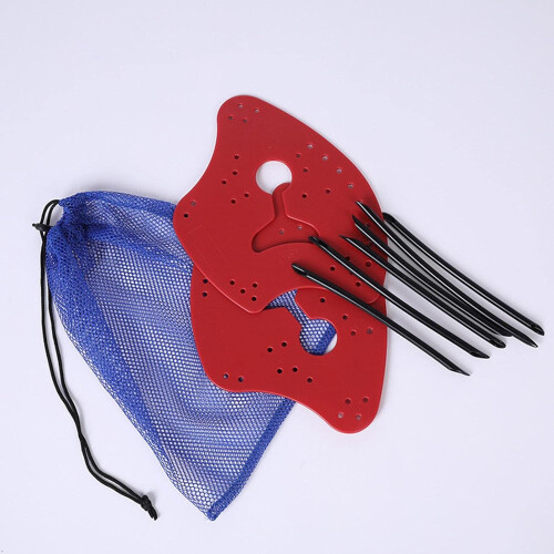 Swimming Paddle Hand, Swimming Training Hand Paddle with Adjustable Straps 1