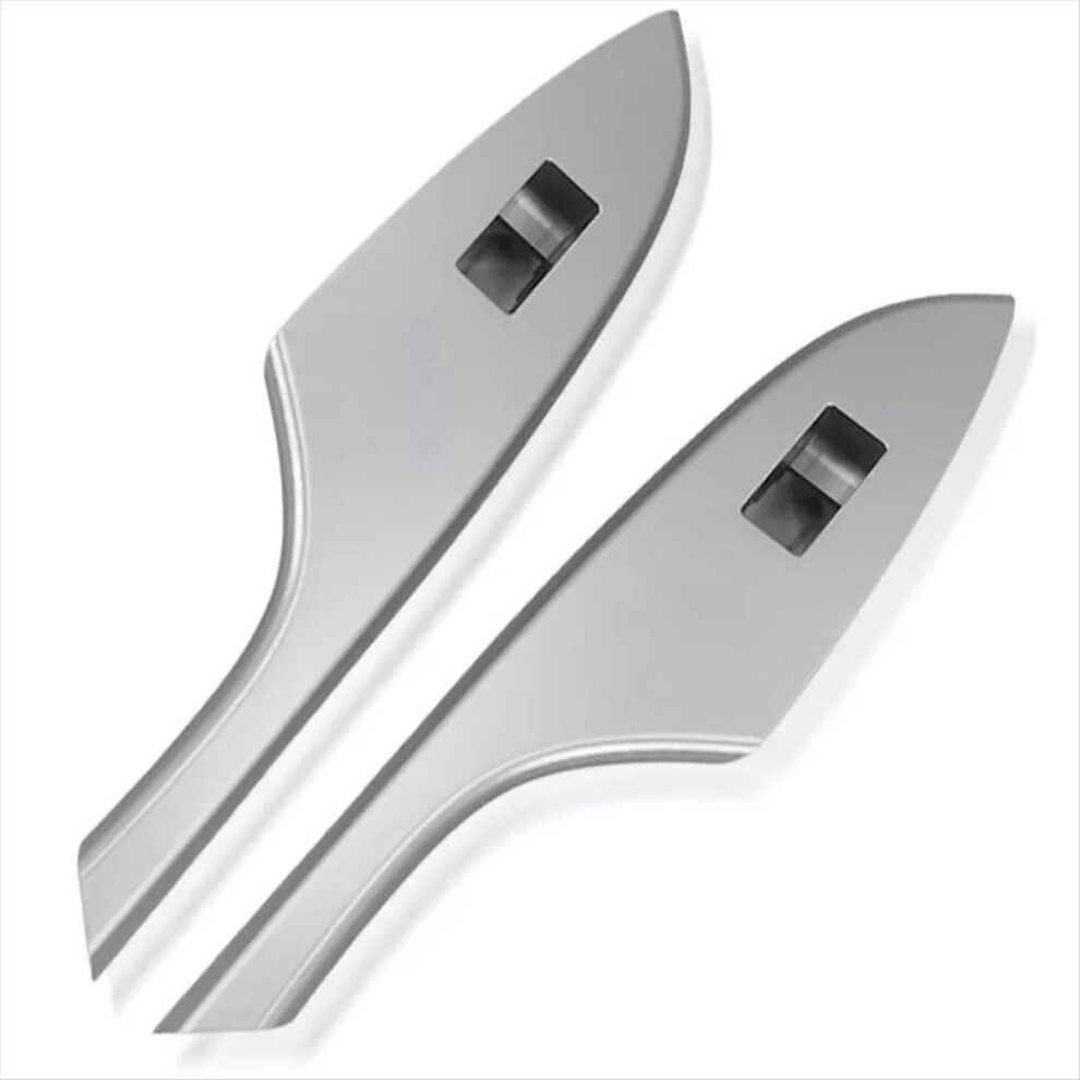4Pcs Car Window Switch Cover Bezel Trim 74232-02630 74231-02620 Silver 4852424111697