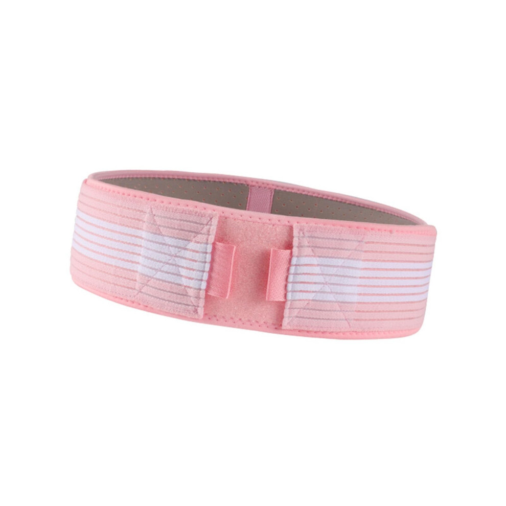 Pink Weight Loss Abdominal Belt Abdominal Control Pelvis Breathable Postpartum Recovery Pain Relief Hip Support Correction Adjustable Waist Belt S