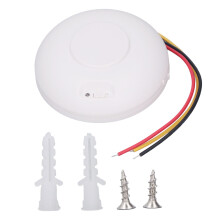 Detector de movimento com cobertura multinível, tecnologia de sensor infravermelho PIR, interruptor de luz com atraso ajustável, sensor de