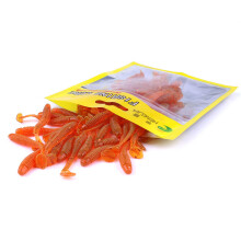 Esche artificiali da pesca, esche colorate efficaci per attirare i pesci, leggere e portatili, plastica morbida resistente per pesci di piccole