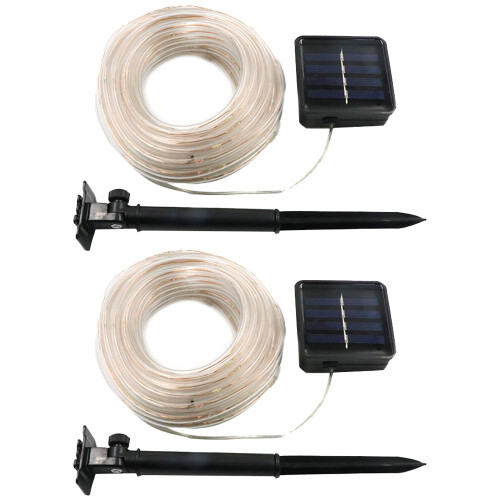 Innovative Solar String Lights, Solar Powered LED Rope Lights with Adjustable Lighting for Patio Decor