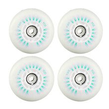 Set of 4 Inline Roller Skate Wheel with LED Flashing Light Inline Skate Wheel LED Lighting Roller Skate Roller Enduring