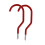 Ευέλικτο σετ γάντζων για σχάρες ποδηλάτων βαρέως τύπου, κατασκευή από 6