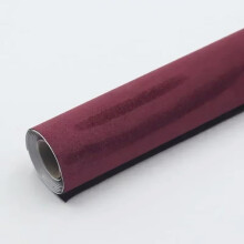 Elastic Suede SelfAdhesive Velvet Fabric  Tape for Car Interior and Home Renovation (Wine Red, 40x150cm)