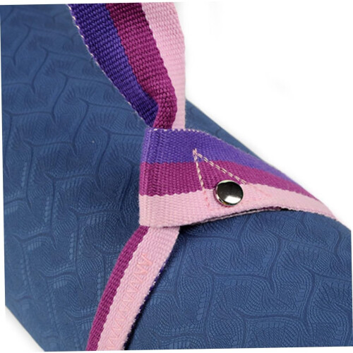 Yoga strap made of cotton training mat strap hand loop 2