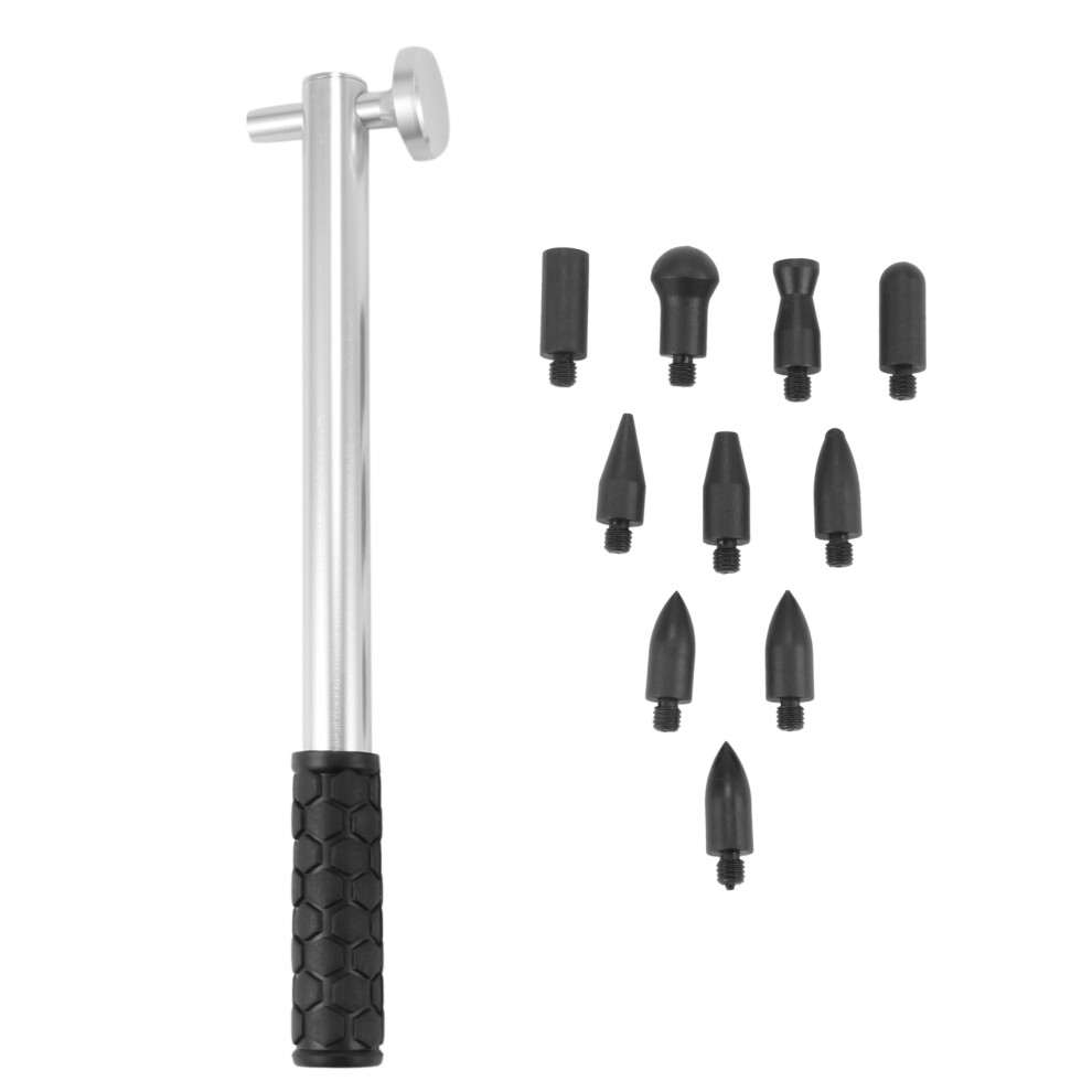 Auto Body Dent Repair Tools, Aluminum + Rubber Paintless Hammer, Remov 4852424124987