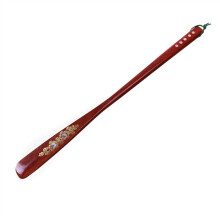 Long Wooden Shoe Horn 55cm Extra Length Heel Lifter for Men Women Footwear Dressing Helper