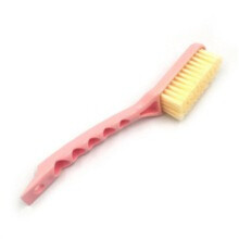 Soft Bristle Shoe Cleaning Brush for Sneakers and Leather Shoes with Gentle Fur Design Pink