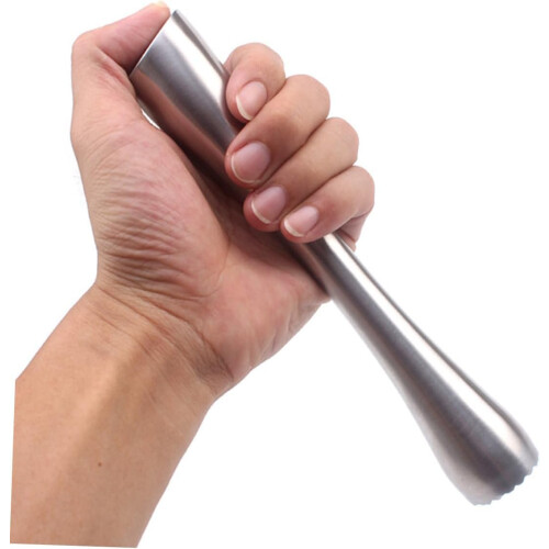 Cocktail Muddler Stainless Steel Bar Tool for Mixing Drinks Mojitos and Home Bartending 1