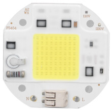 Värmeavledande aluminiumbas med hög effekt LED-chipmodul, låg strömförbrukning och flimmerfri ljusprestanda, enhetlig ljusemission för smidig