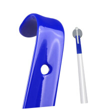 Stainless Steel Long Shoehorn with Ergonomic Plastic Handle for Seniors and Pregnant Women