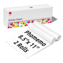 M832 Thermal Paper 2 Rolls 8.5 x 11 Inch Compatible with M832 M835 M834 M833 Printers