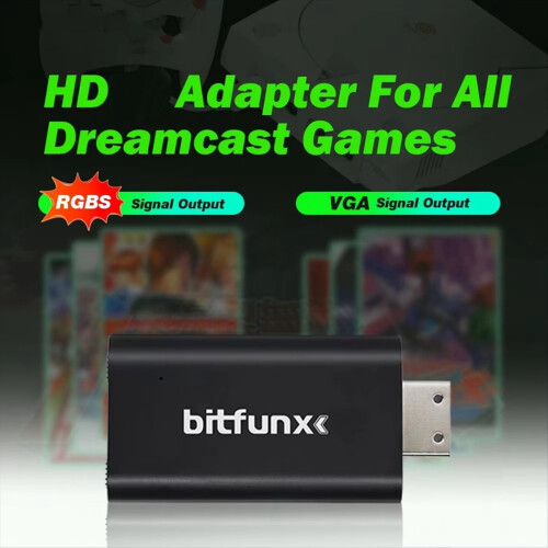 RGBS-converter VGA naar -compatibele adapter voor Dreamcast-spelconsole 2