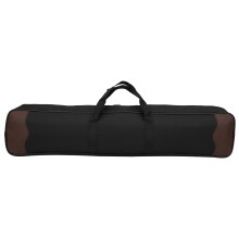 Bolsa de lona para arco e flecha, com costura resistente e múltiplos bolsos. Leve e ideal para guardar arcos desmontáveis e acessórios.