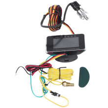 12V/24V 4-in-1 LCD-Auto-Digitalalarm-Manometer mit Druck-, Volt- und Wattanzeige