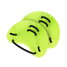 Swimming Hand Paddles, Training Equipment, Professional Hand F, Adjustable Strap Green