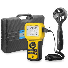 YF846A Digital Anemometer 0.345m/s Wind Speed Meter with Backlight Max/Min/Avg